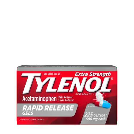 TYLENOL Tylenol Rapid Release Gelcap 225 Count, PK24 3048830